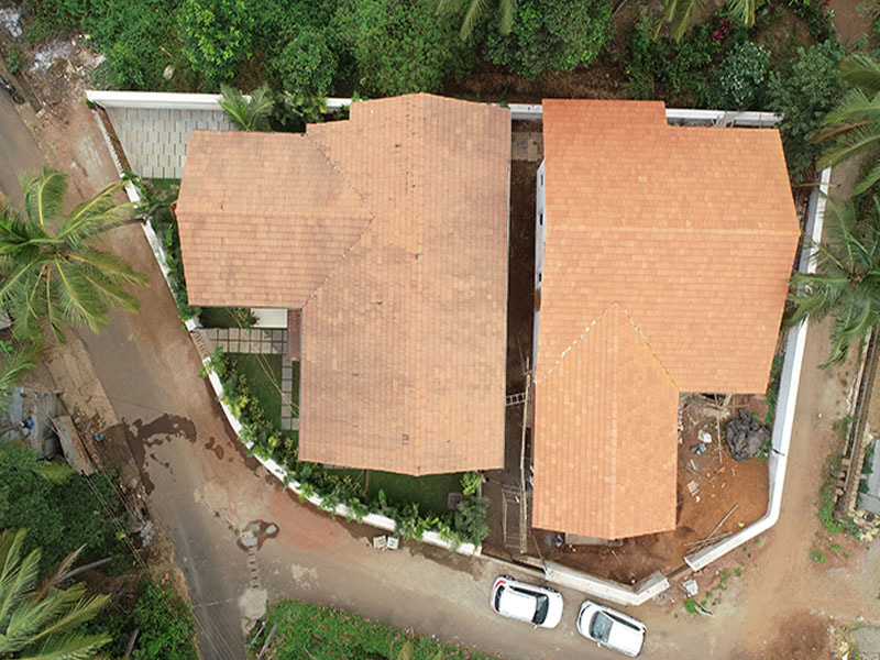 Villa P1 / P2 aerial view
